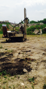 Unit used to obtain samples in phase 2 site assessment